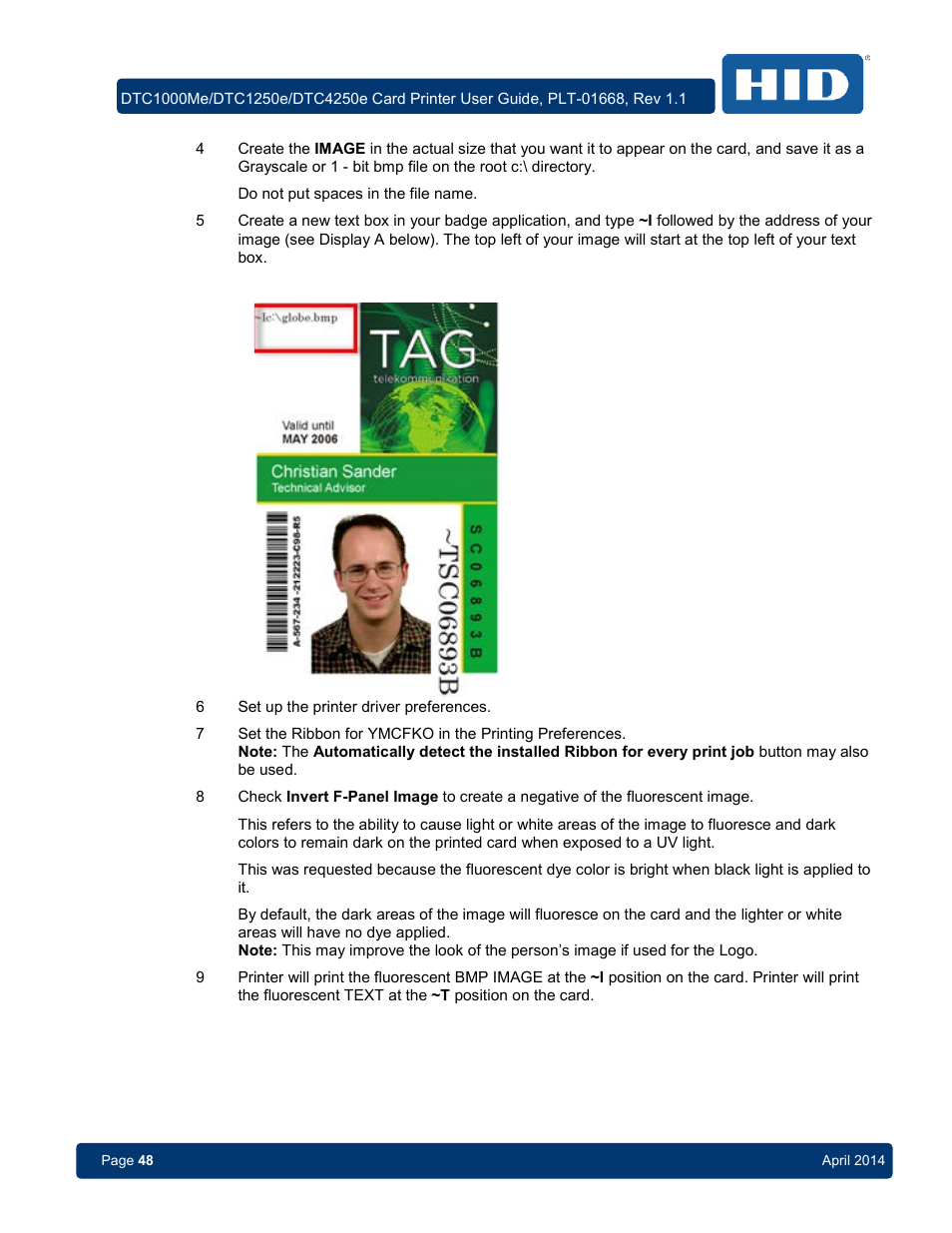 HID DTC1250e/DTC1000Me/DTC4250e User Guide User Manual | Page 48 / 80