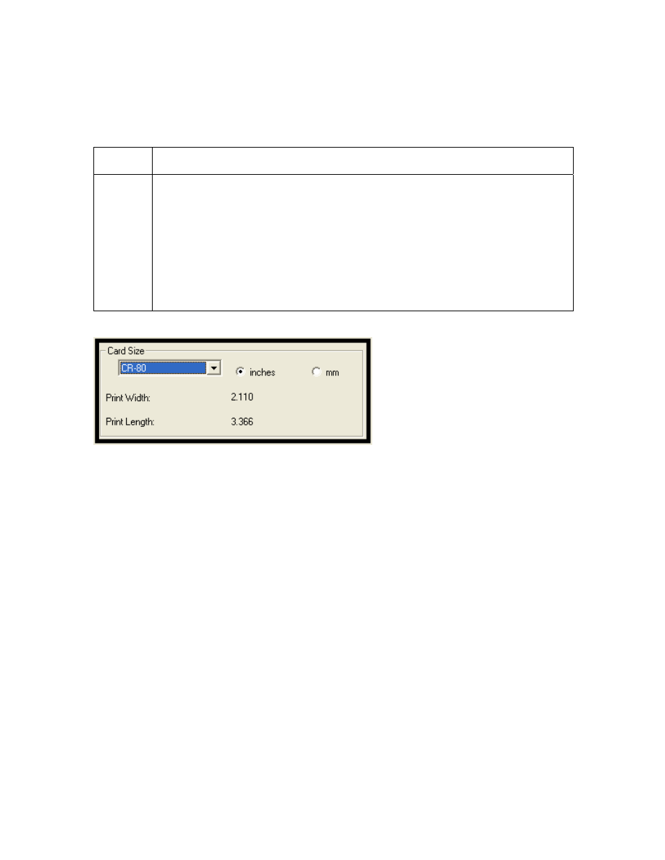Using the card tab (dtc400e/c30e/m30e), Adjusting the card size option, Using the card tab (dtc400e/c30e/m30e) -3 | Adjusting the card size option -3 | HID DTC400E/C30E/M30E User Guide User Manual | Page 127 / 284