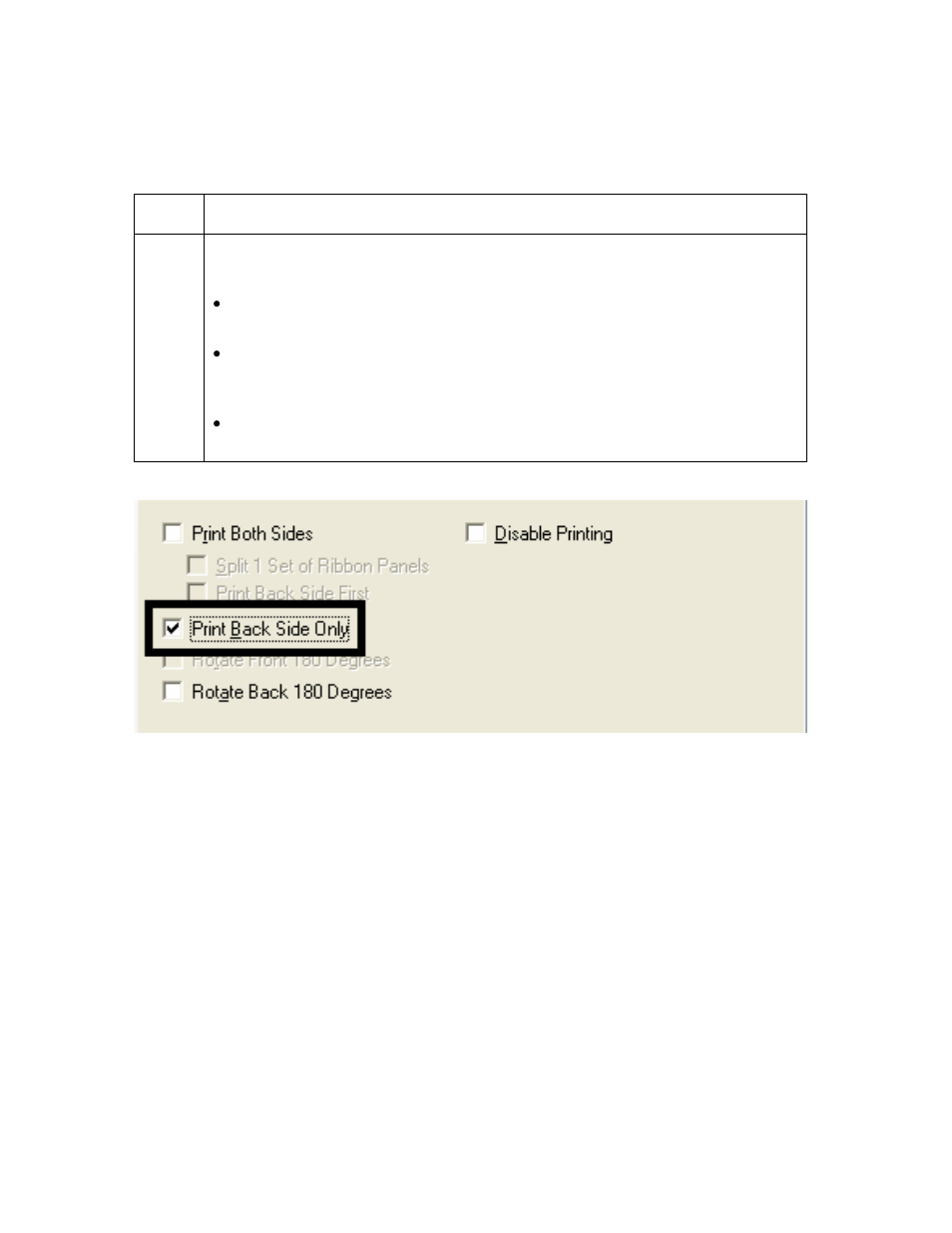 Using the print back side only option, Using the print back side only option -25 | HID DTC400E/C30E/M30E User Guide User Manual | Page 149 / 284