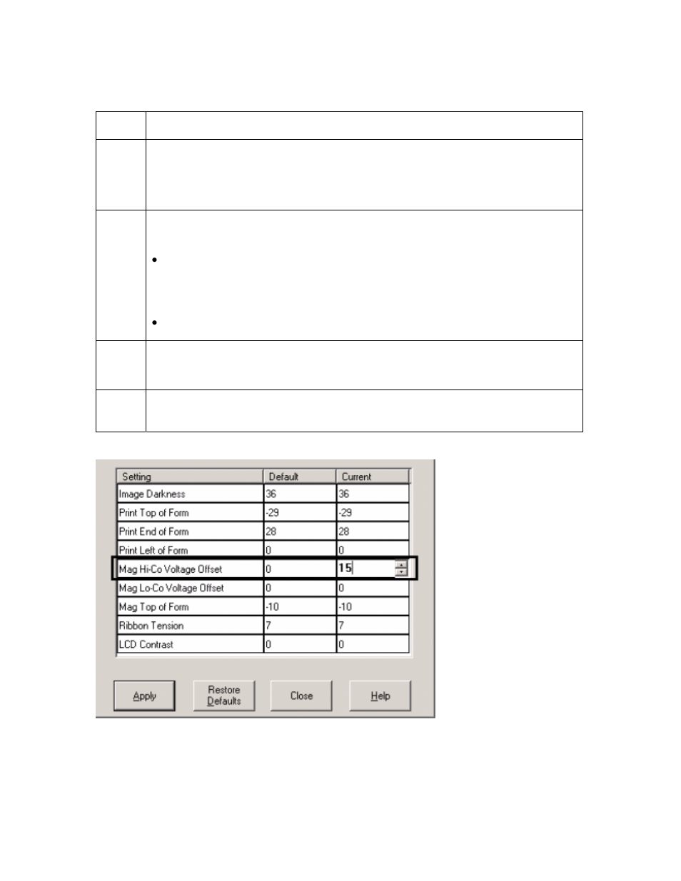 Adjusting the hi-co voltage offset, Adjusting the hi-co voltage offset -103 | HID DTC400E/C30E/M30E User Guide User Manual | Page 227 / 284