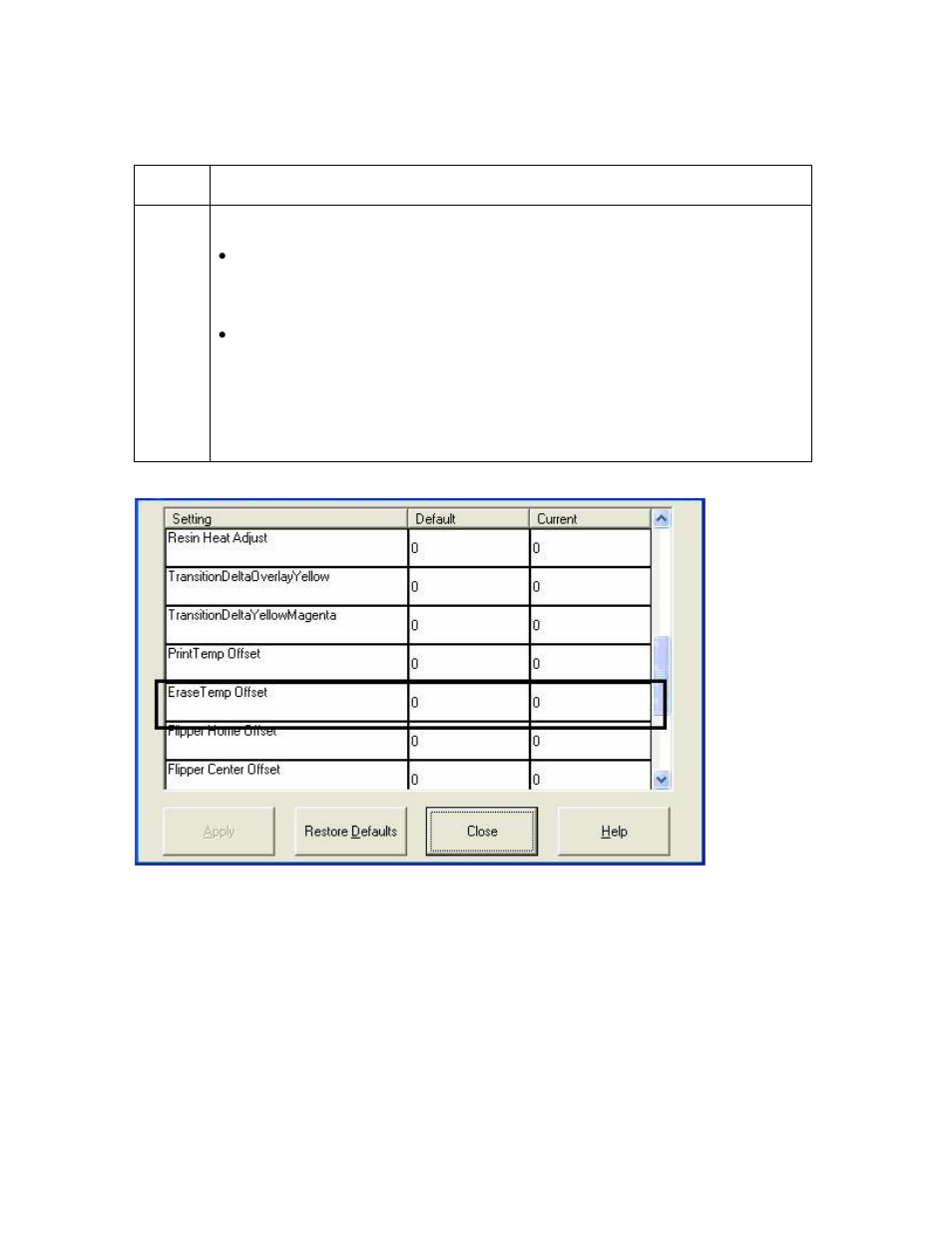 Using the erase temperature offset, Using the erase temperature offset -112 | HID DTC400E/C30E/M30E User Guide User Manual | Page 236 / 284