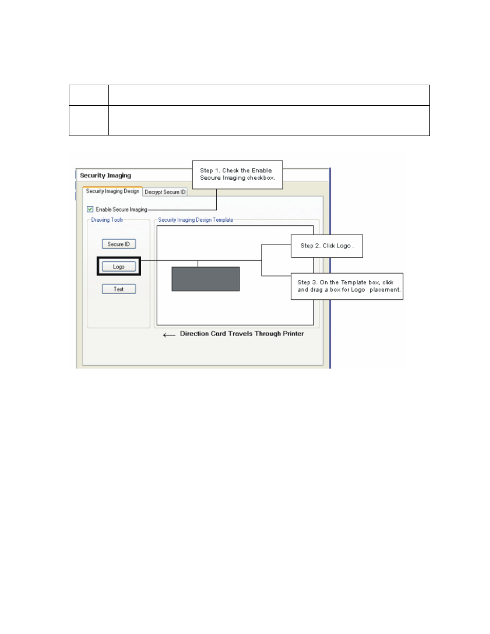 Adding a logo to the card, Adding a logo to the card -6 | HID DTC400E/C30E/M30E User Guide User Manual | Page 244 / 284