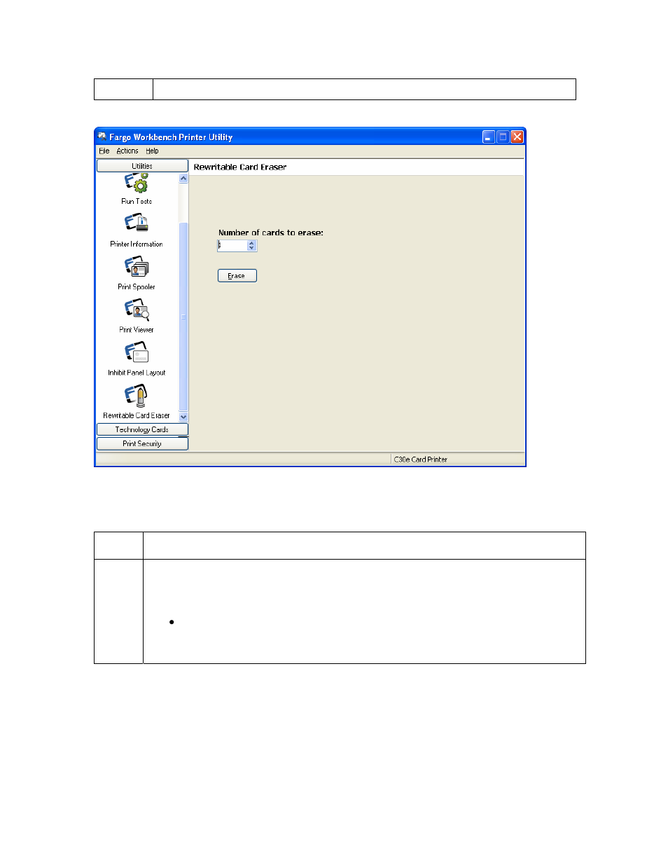 Using the erase intensity option (dtc400e/c30e) | HID DTC400E/C30E/M30E User Guide User Manual | Page 253 / 284