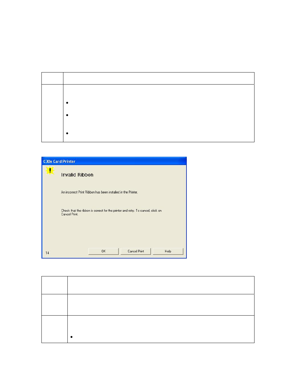 Resolving a invalid ribbon error, Resolving a invalid ribbon error -26 | HID DTC400E/C30E/M30E User Guide User Manual | Page 73 / 284