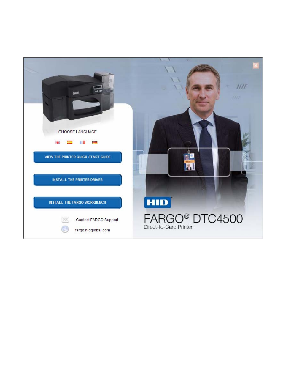 Driver installation instructions | HID DTC4500 User Guide User Manual | Page 30 / 140
