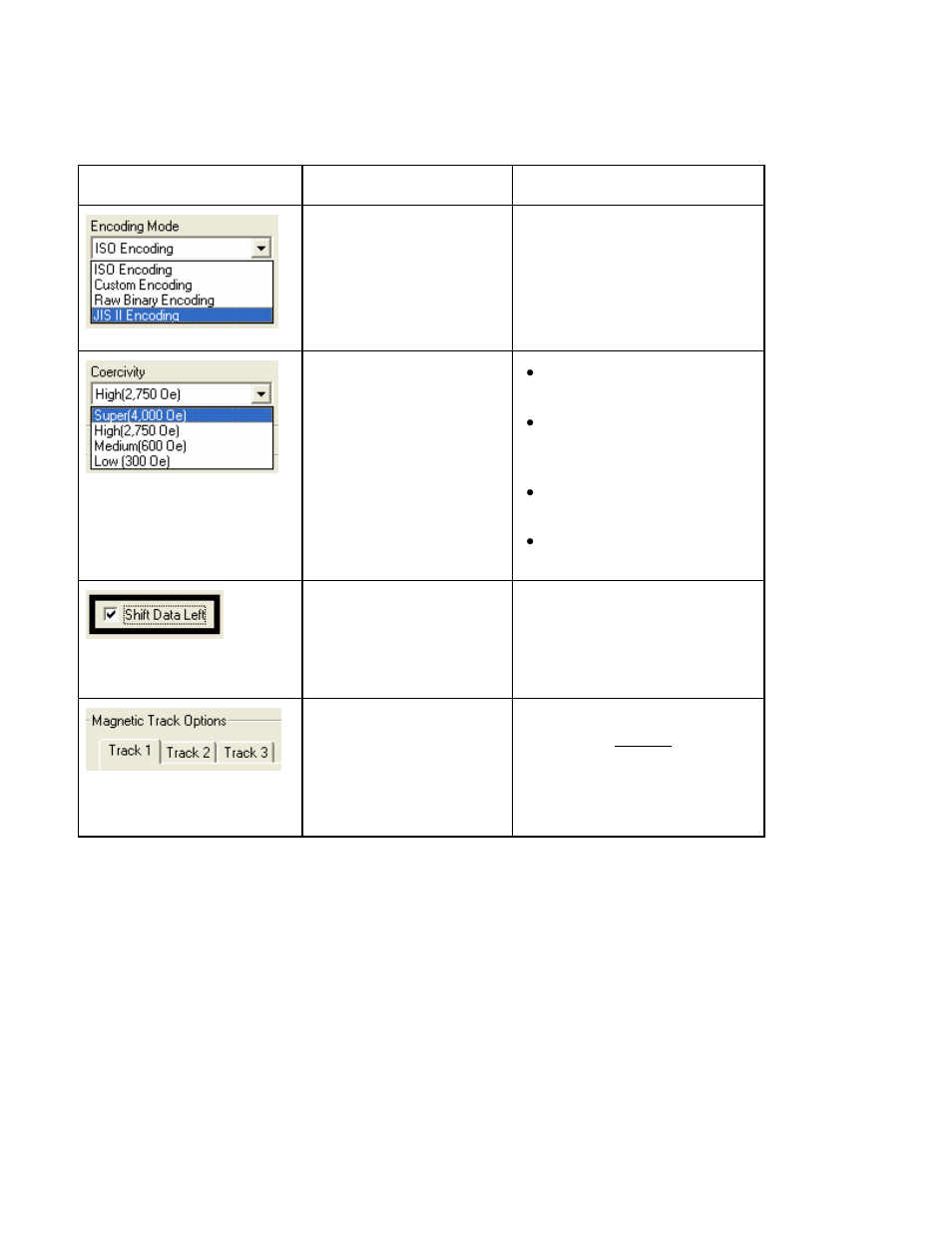 Using the magnetic encoding tab – iso standards | HID DTC4500 User Guide User Manual | Page 65 / 140
