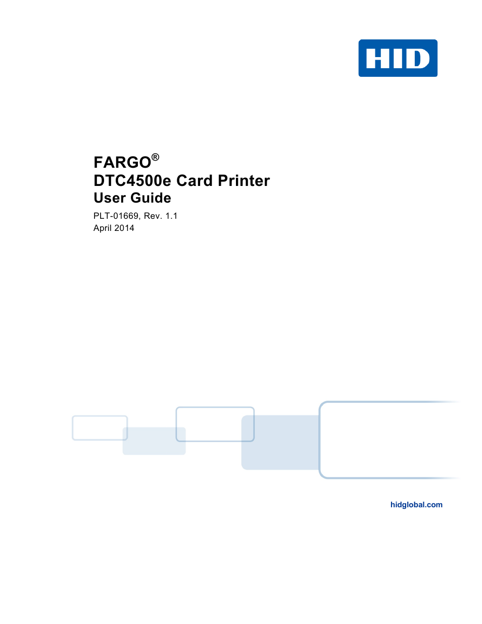 HID DTC4500e User Guide User Manual | 90 pages