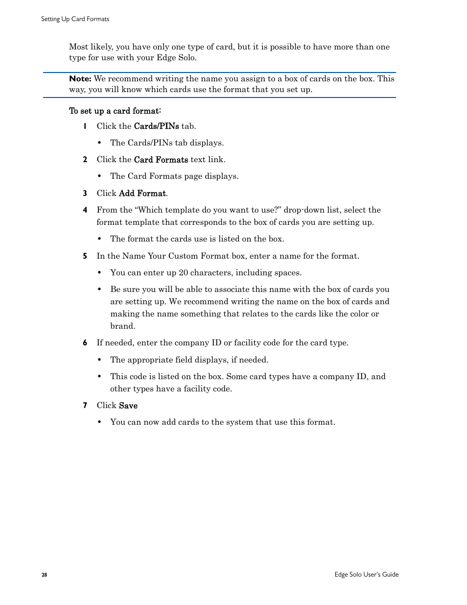 HID EDGE Solo v110 User Guide User Manual | Page 32 / 52