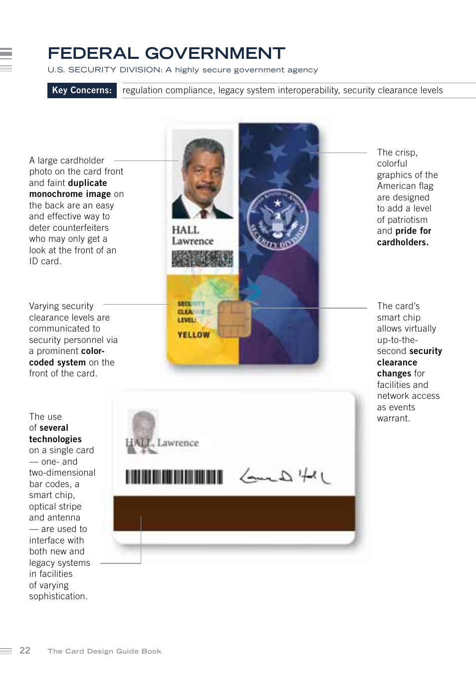 Federal government | HID FARGO Card Design Guide User Manual | Page 22 / 28