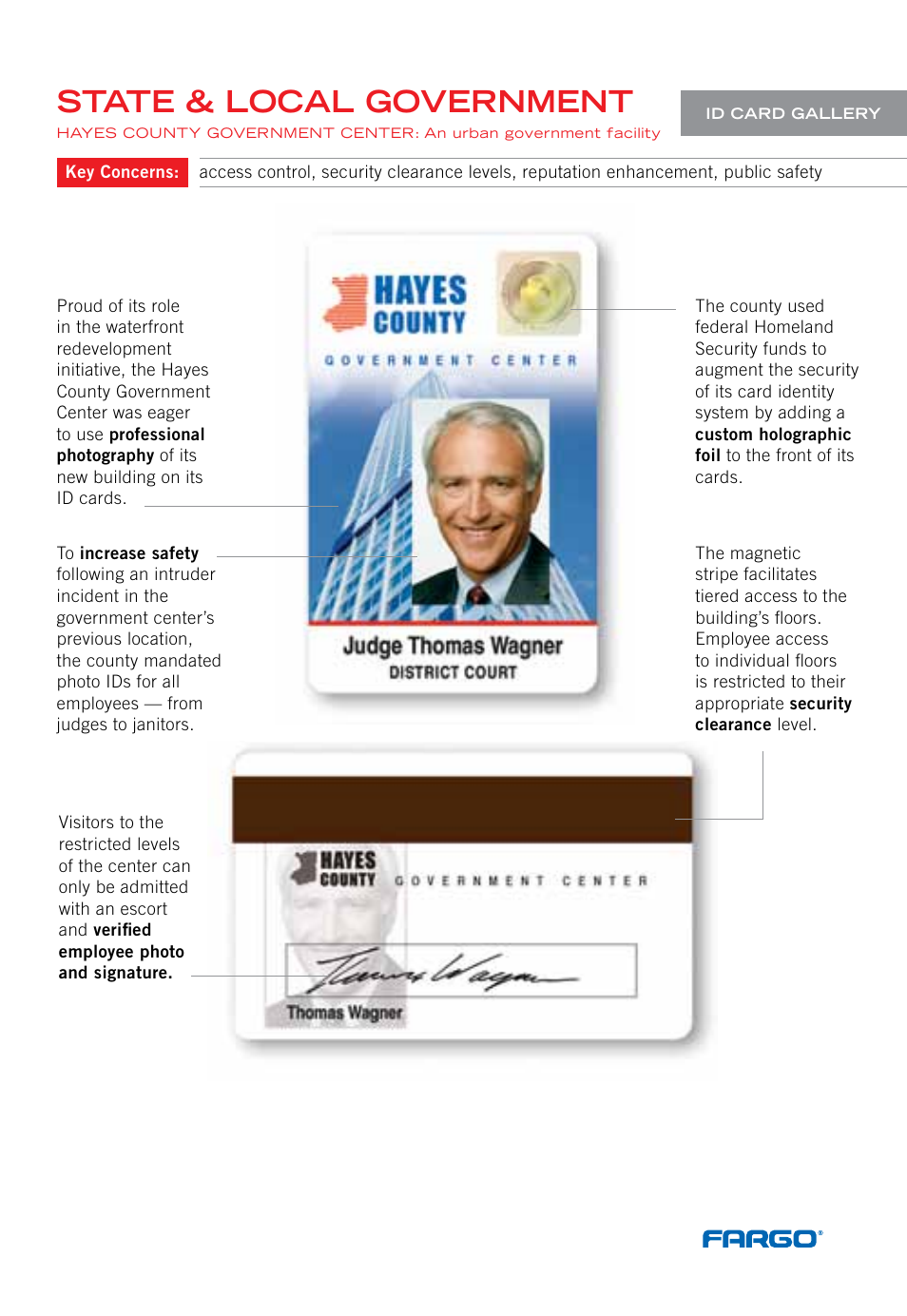 State & local government | HID FARGO Card Design Guide User Manual | Page 23 / 28