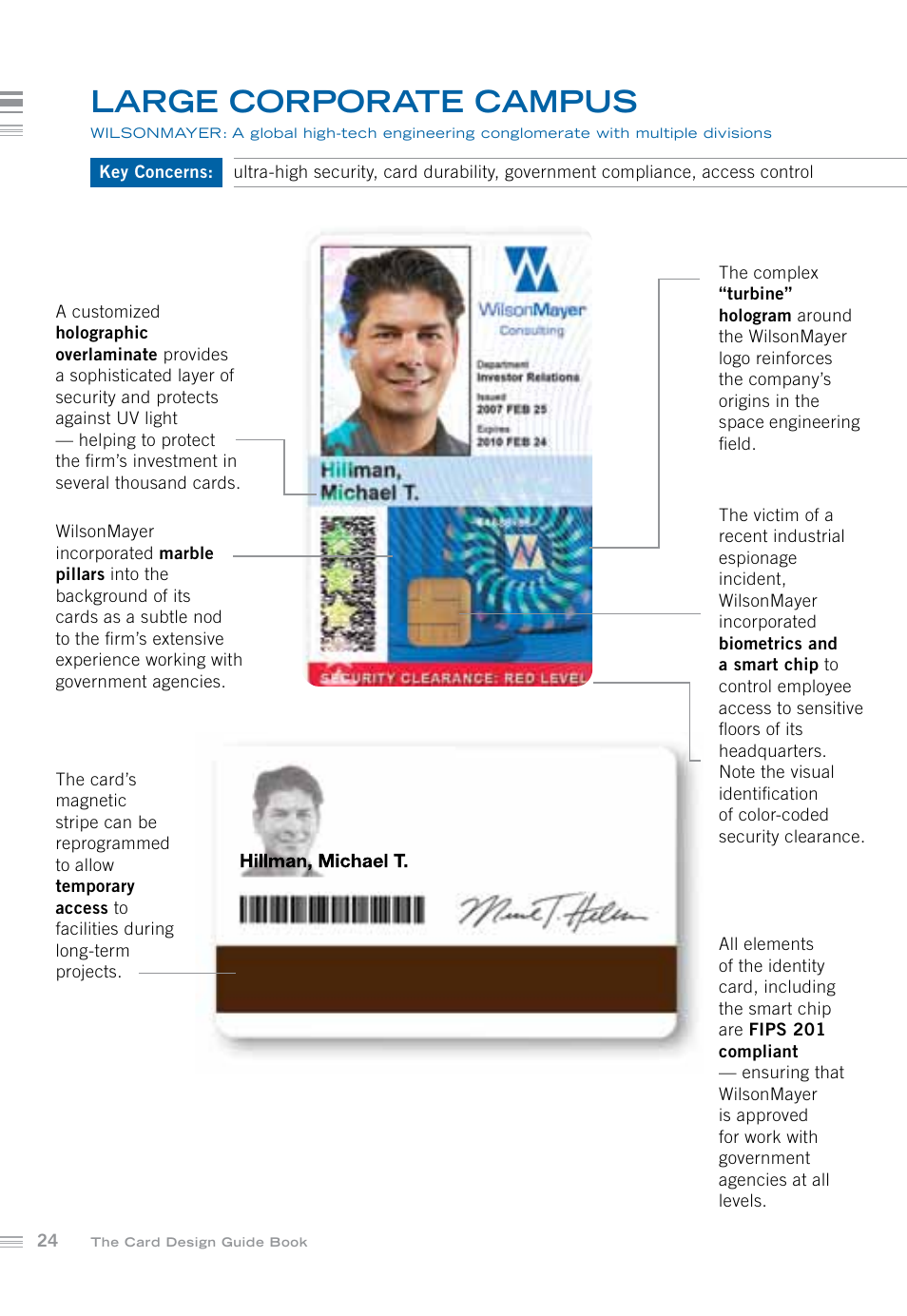 Large corporate campus | HID FARGO Card Design Guide User Manual | Page 24 / 28