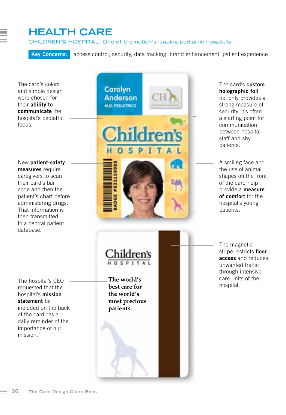Health care | HID FARGO Card Design Guide User Manual | Page 26 / 28