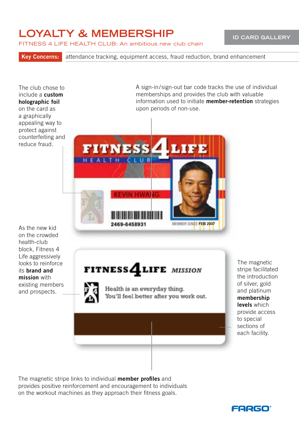 Loyalty & membership | HID FARGO Card Design Guide User Manual | Page 27 / 28