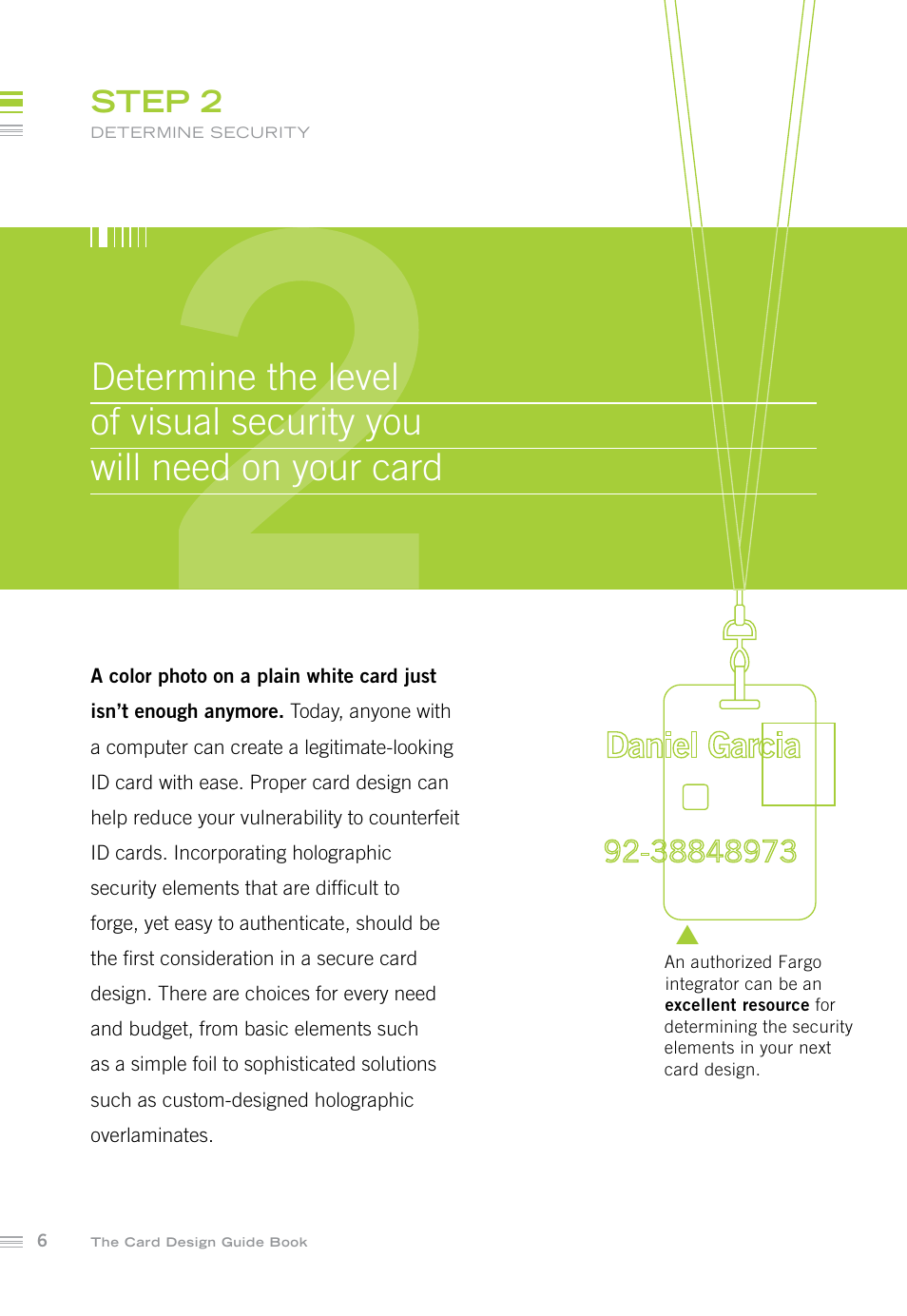 Step 2 | HID FARGO Card Design Guide User Manual | Page 6 / 28