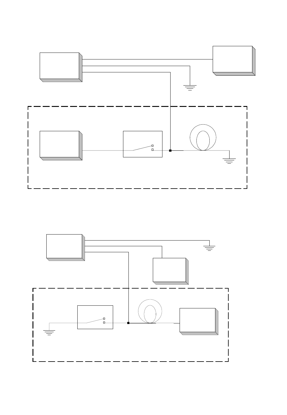 Negative switched dome lighting, Figure 4 figure 5, Positive switched dome lighting | Audiovox ADV8SR User Manual | Page 12 / 32