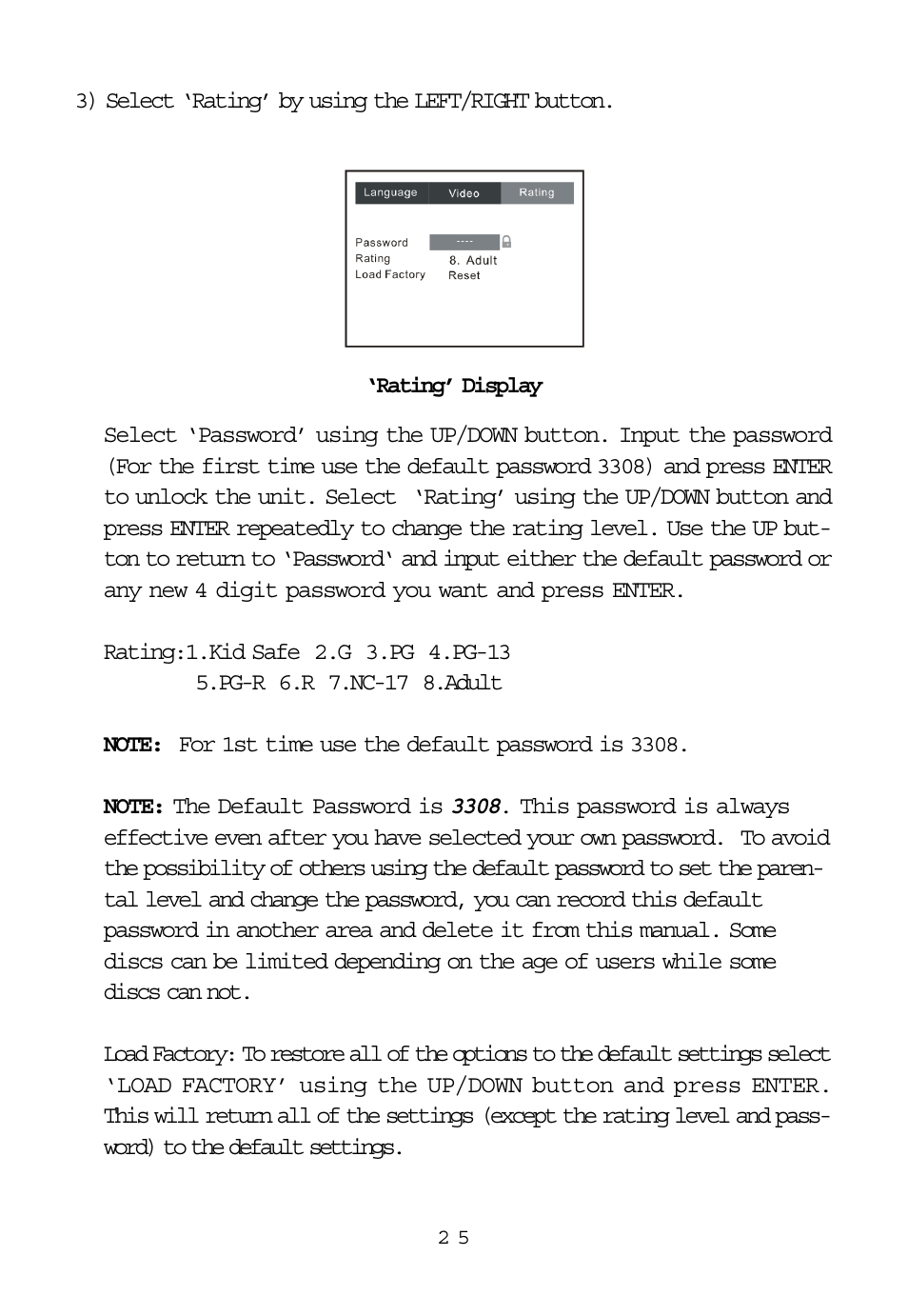 Audiovox ADV8SR User Manual | Page 25 / 32