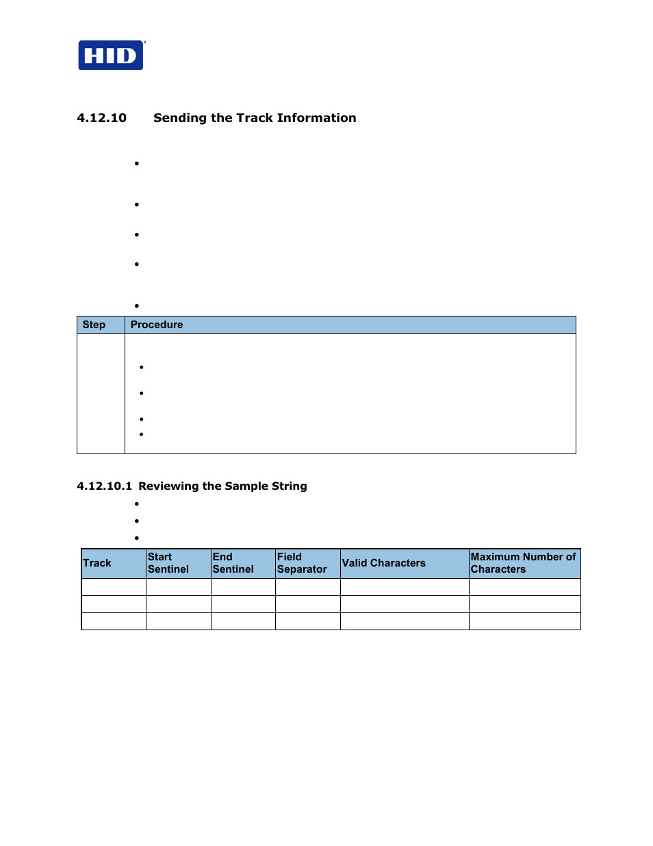 10 sending the track information | HID FARGO HDP5000 User Guide User Manual | Page 54 / 100