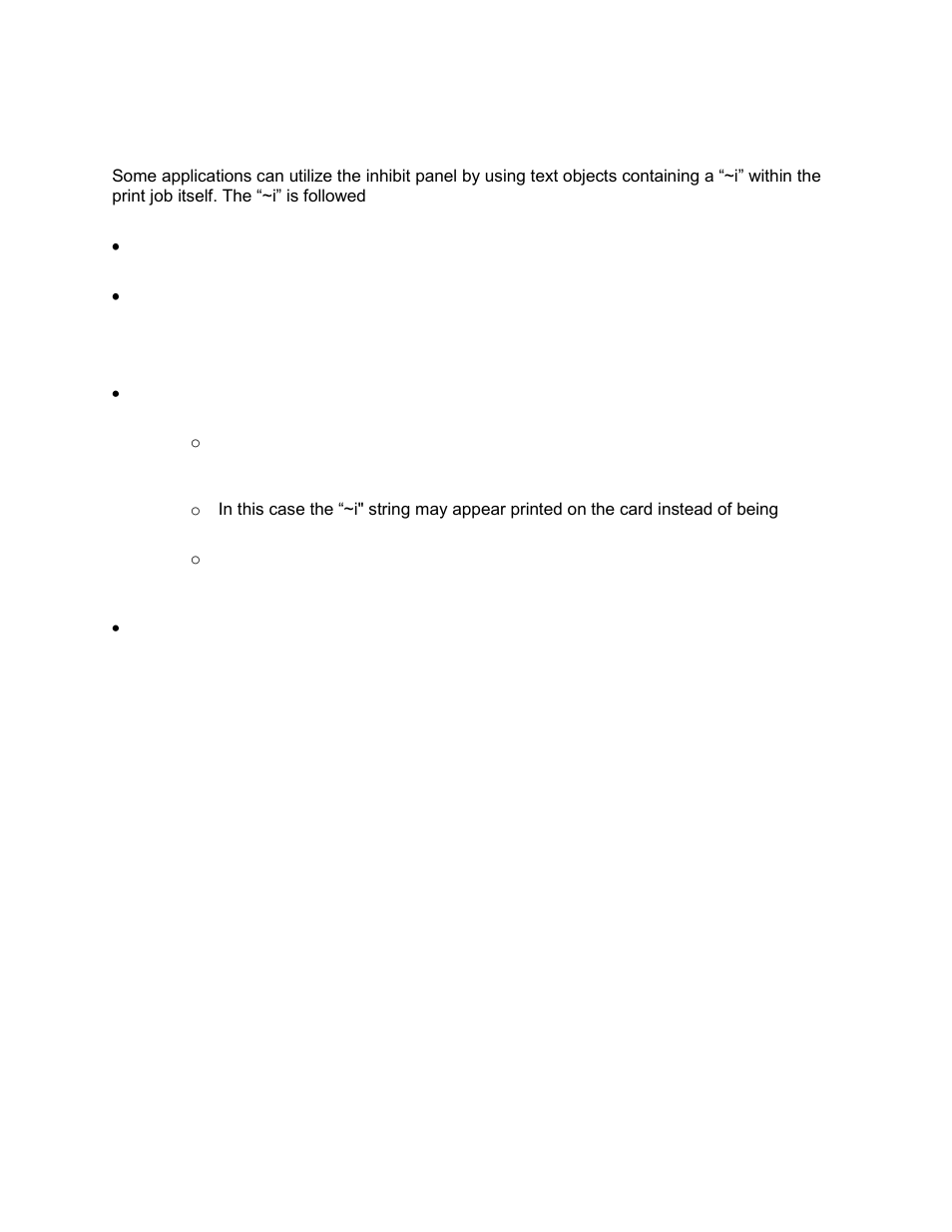 Using inhibit panel with an application, Generating text objects | HID FARGO HDP8500 User Guide User Manual | Page 151 / 192