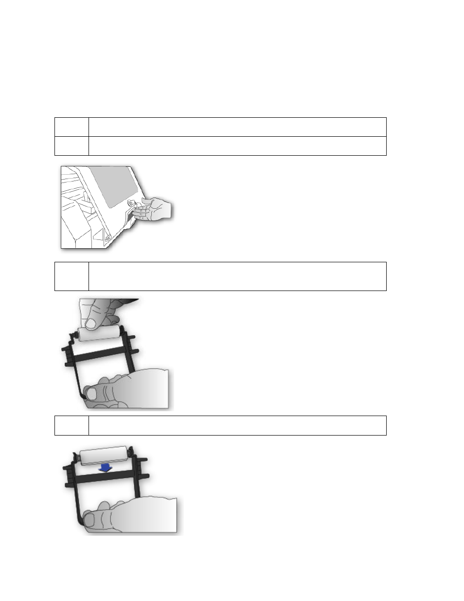 Loading the card cleaning roller | HID FARGO HDP8500 User Guide User Manual | Page 47 / 192