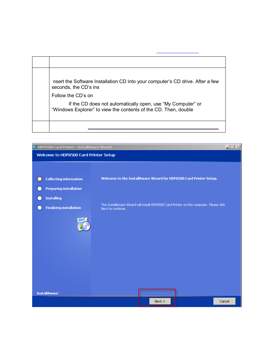 Printer driver installation procedures | HID FARGO HDP8500 User Guide User Manual | Page 54 / 192