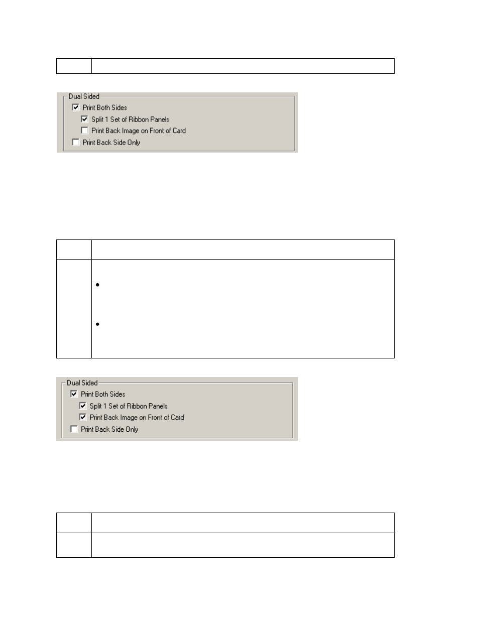 Using the dual sided - print back side only option | HID FARGO HDP8500 User Guide User Manual | Page 72 / 192
