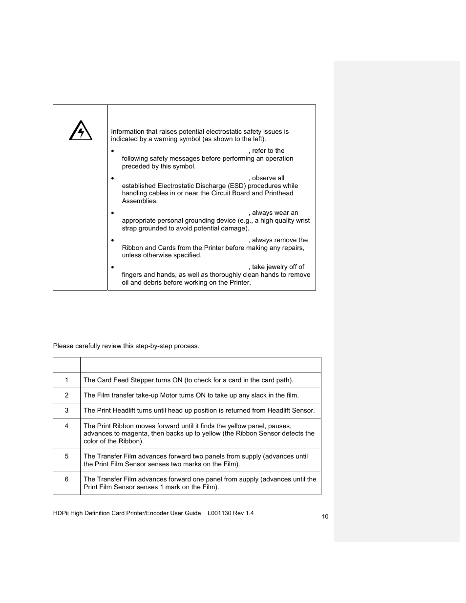 Hdpii process flows (in table format), Reviewing the hdpii boot-up sequence | HID FARGO HDPii User Guide User Manual | Page 10 / 310