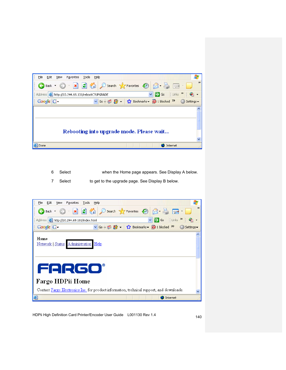 HID FARGO HDPii User Guide User Manual | Page 140 / 310