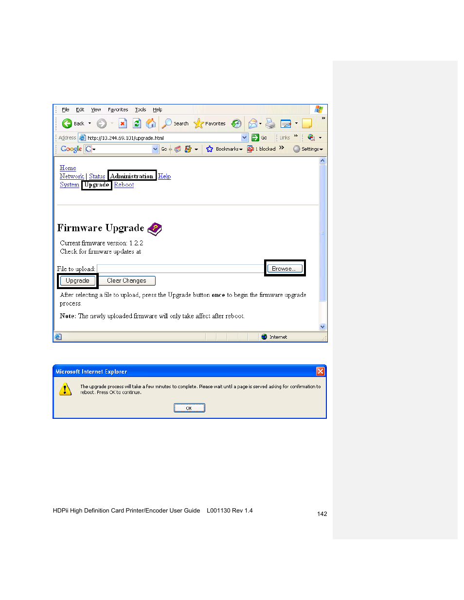 HID FARGO HDPii User Guide User Manual | Page 142 / 310