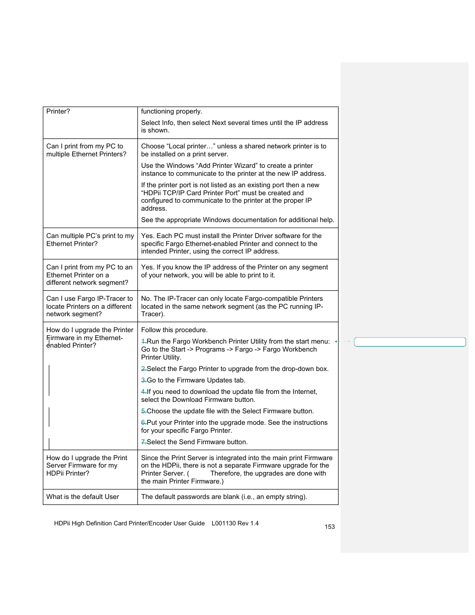 HID FARGO HDPii User Guide User Manual | Page 153 / 310