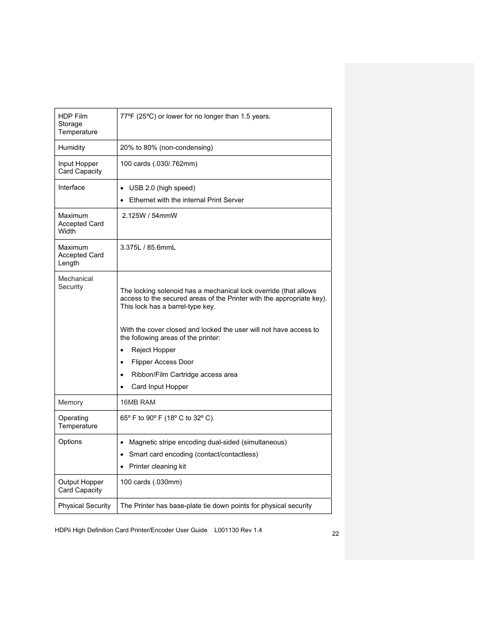 HID FARGO HDPii User Guide User Manual | Page 22 / 310