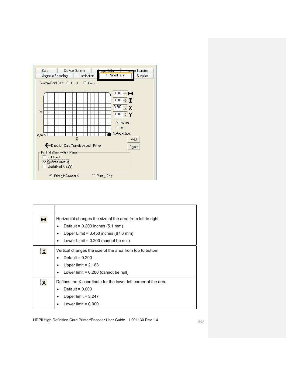 Using the scroll controls | HID FARGO HDPii User Guide User Manual | Page 223 / 310