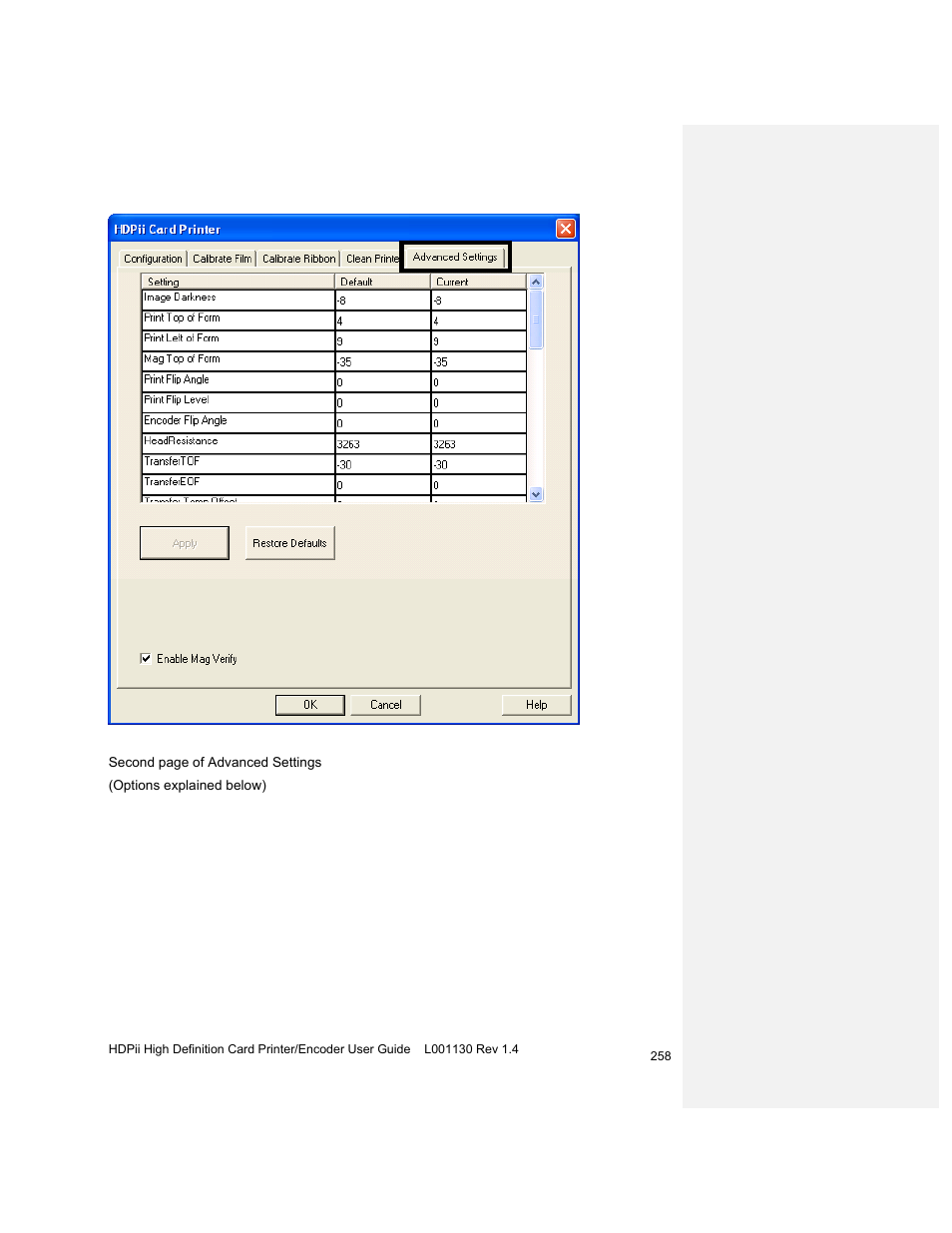 HID FARGO HDPii User Guide User Manual | Page 258 / 310