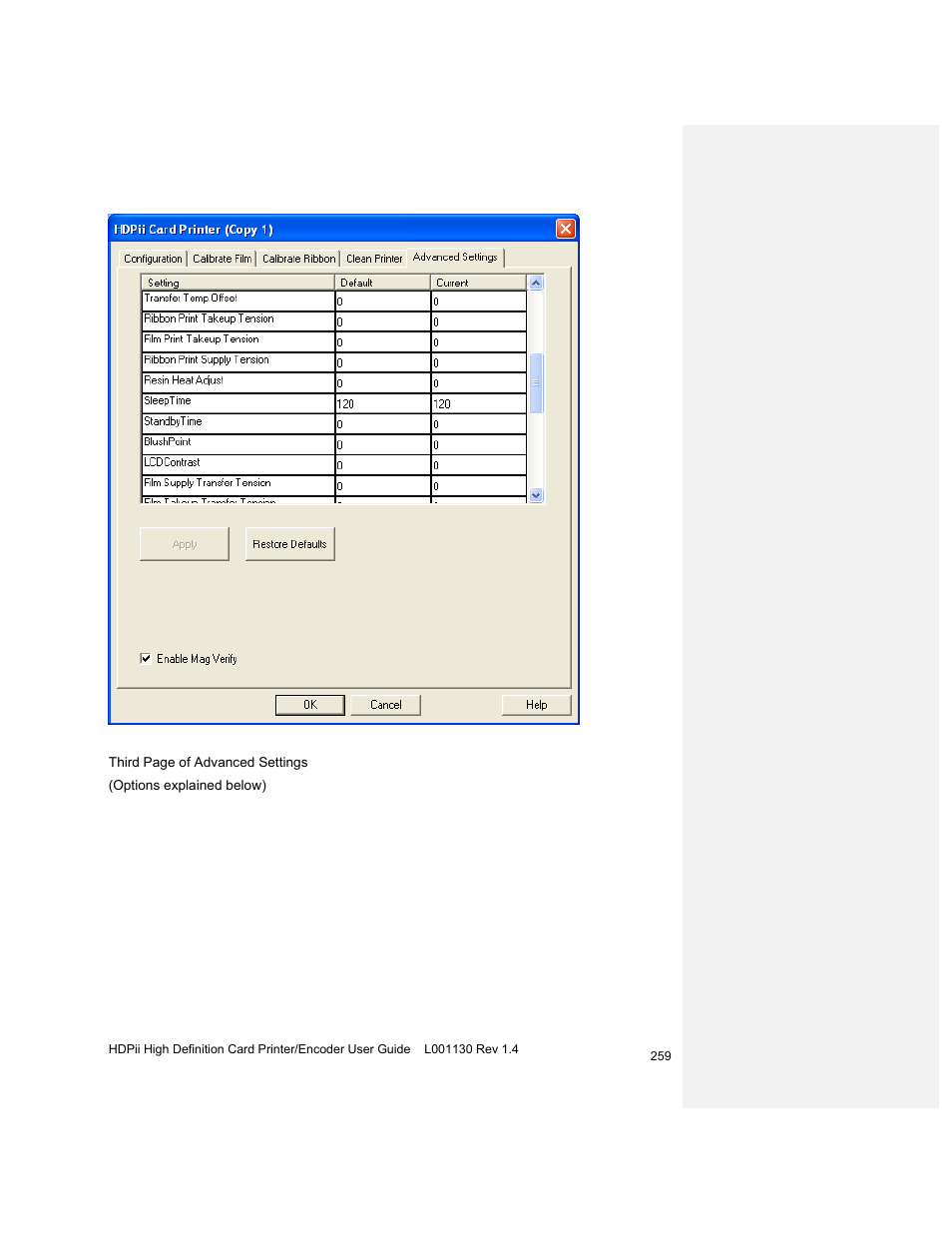 HID FARGO HDPii User Guide User Manual | Page 259 / 310