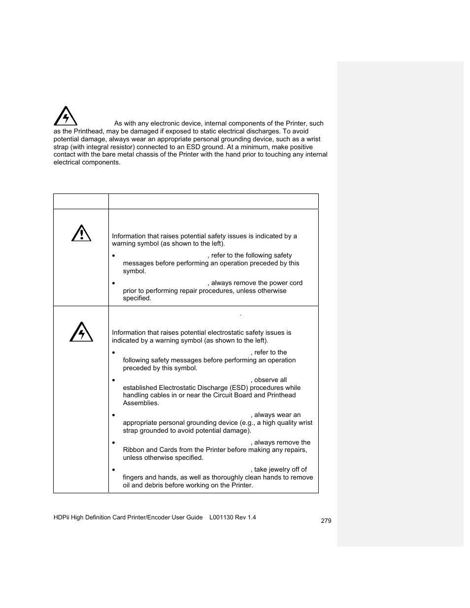 Safety messages (review carefully) | HID FARGO HDPii User Guide User Manual | Page 279 / 310