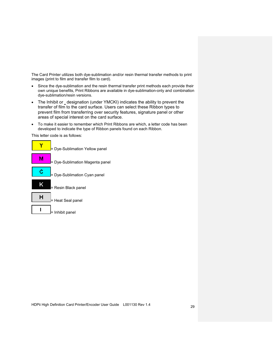 Printer components: print ribbons | HID FARGO HDPii User Guide User Manual | Page 29 / 310