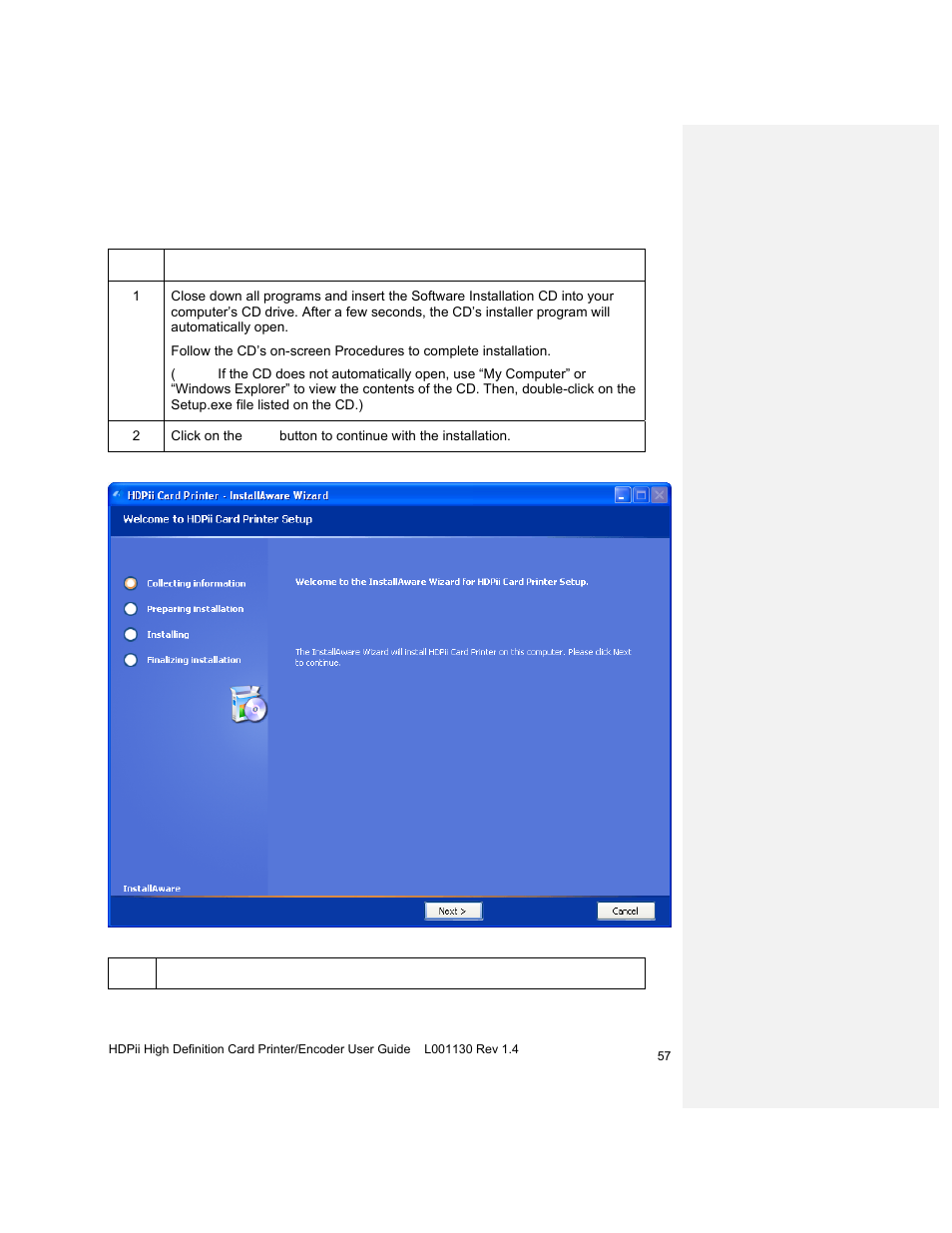 Installing the hdpii printer driver | HID FARGO HDPii User Guide User Manual | Page 57 / 310