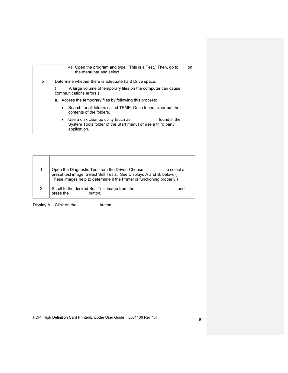 Printing a test image | HID FARGO HDPii User Guide User Manual | Page 91 / 310