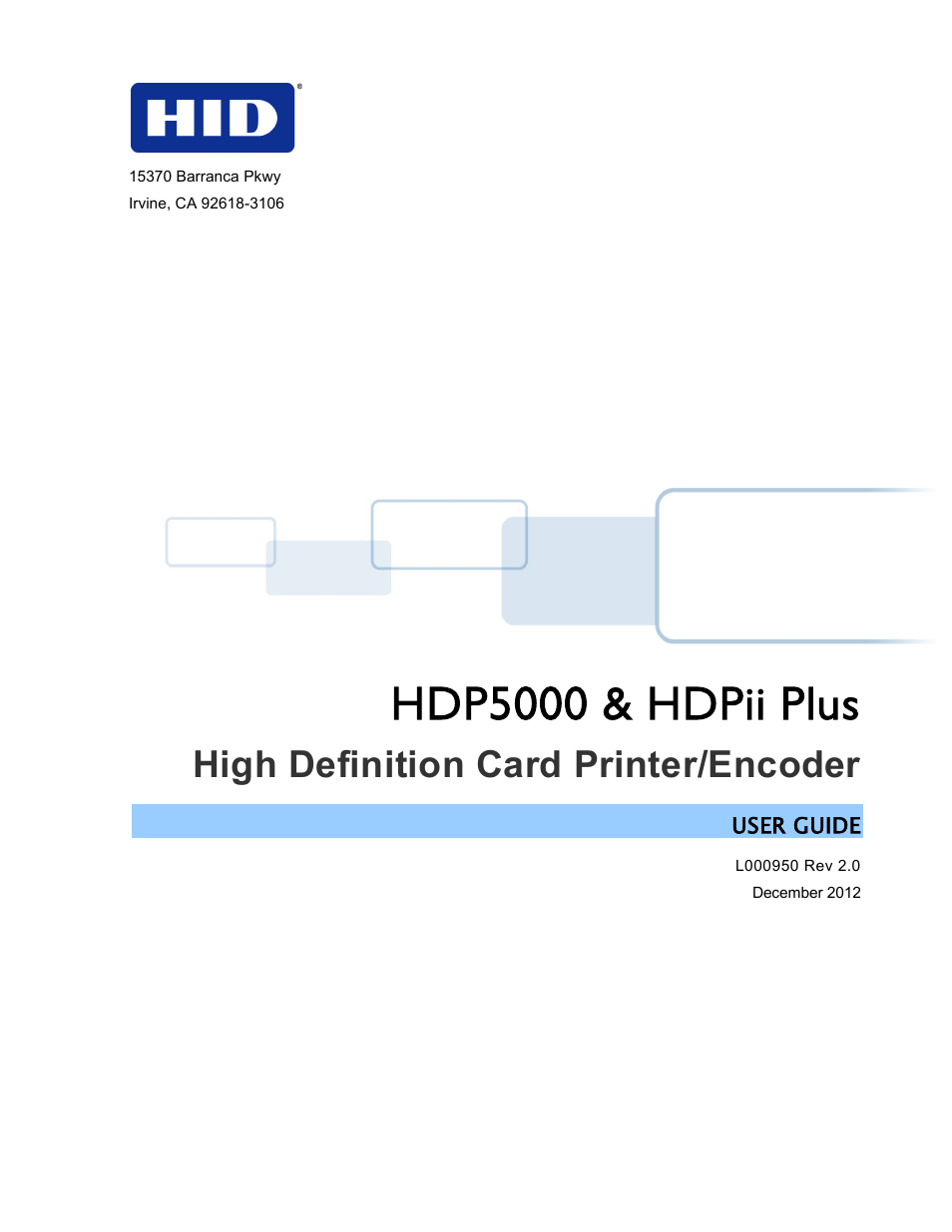 HID HDPii Plus User Guide 2.0 User Manual | 103 pages