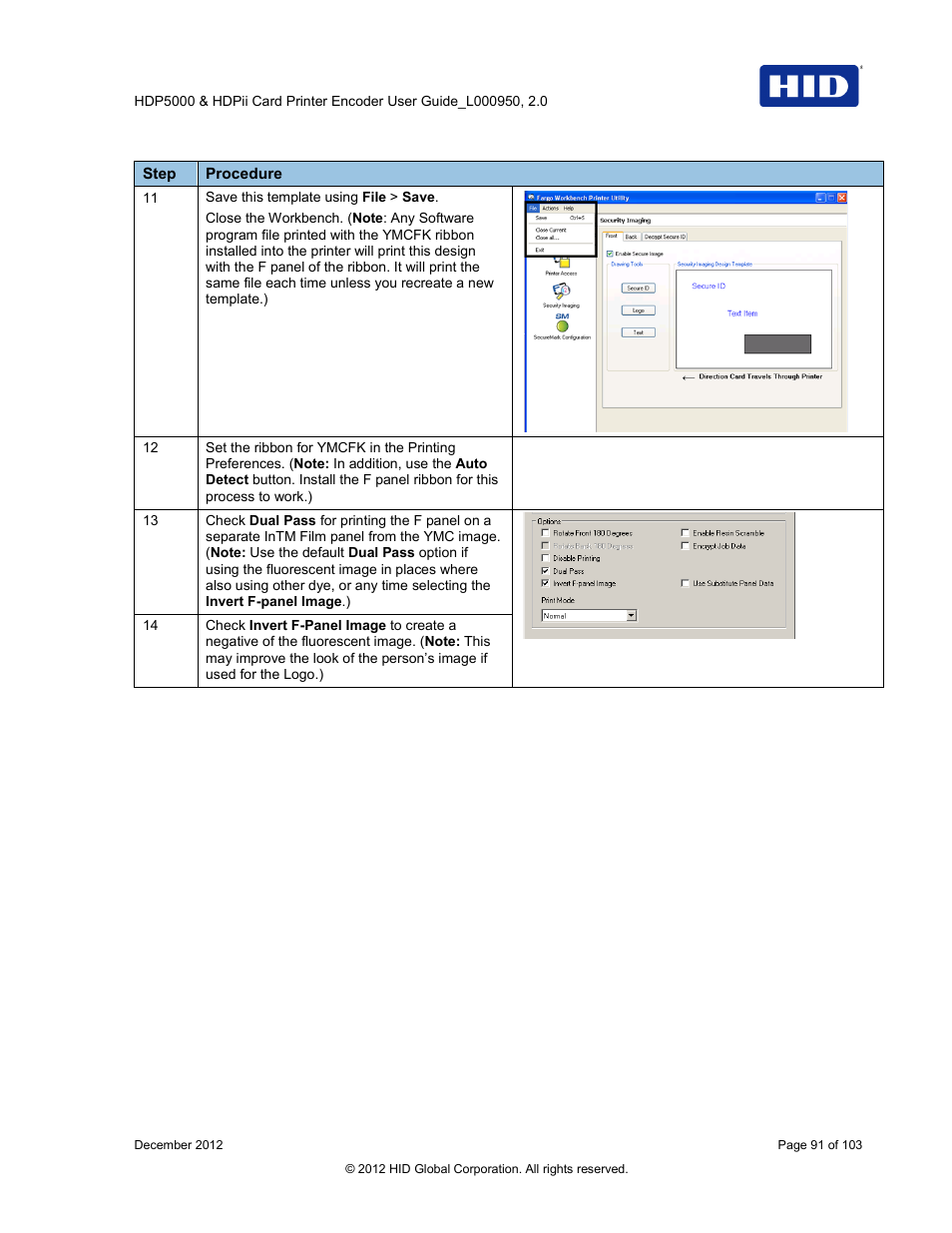 HID HDPii Plus User Guide 2.0 User Manual | Page 91 / 103