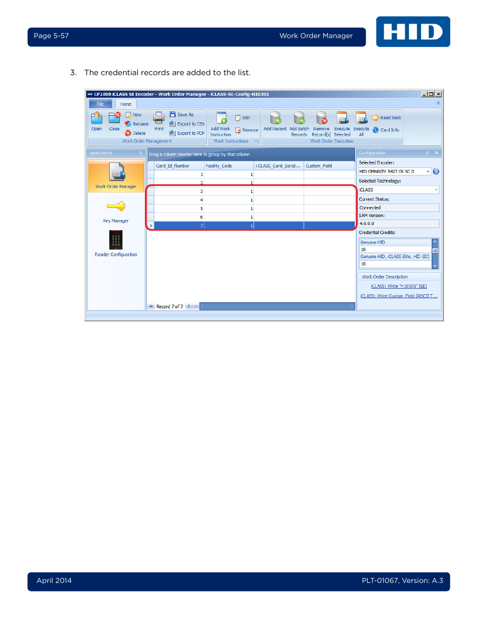 HID iCLASS SE Encoder User Guide User Manual | Page 105 / 186