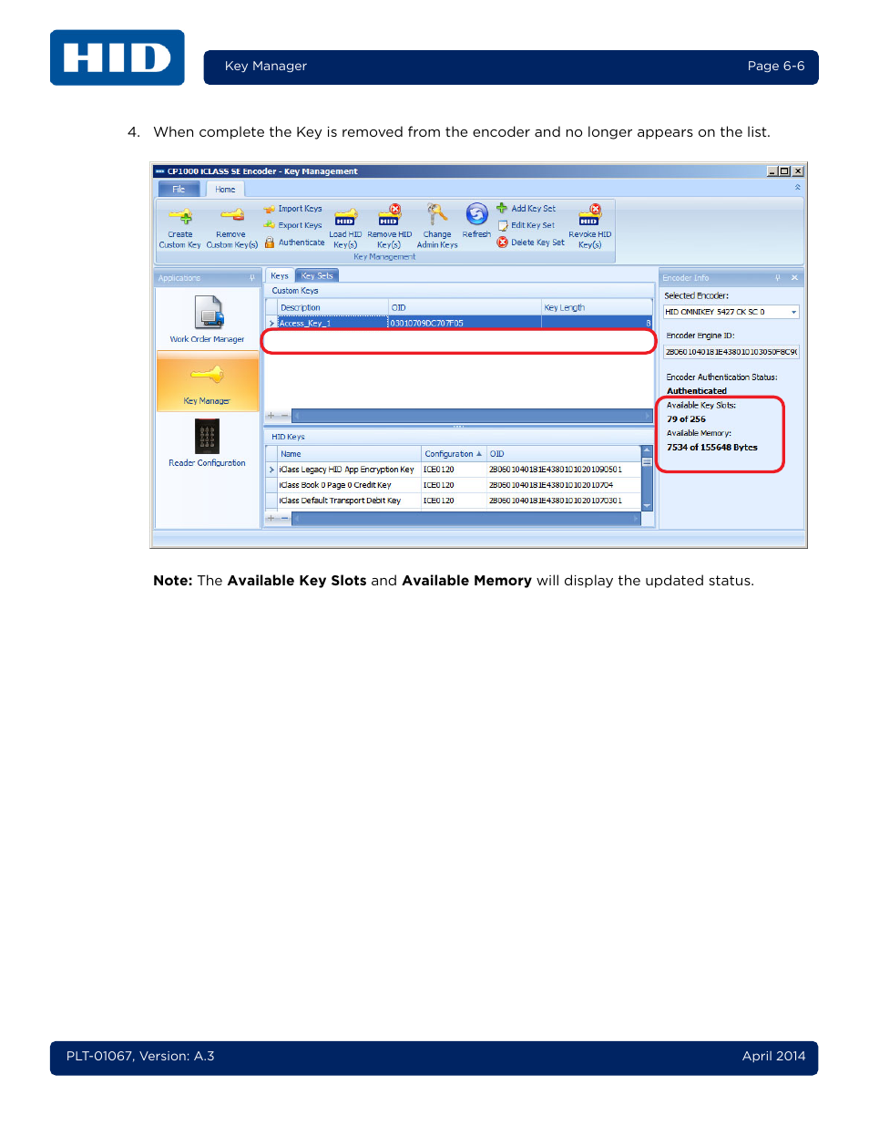 HID iCLASS SE Encoder User Guide User Manual | Page 124 / 186