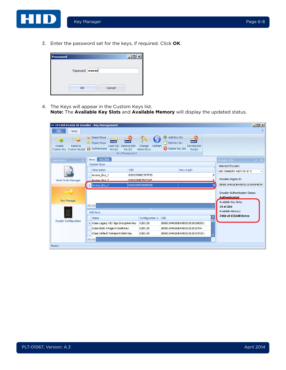 HID iCLASS SE Encoder User Guide User Manual | Page 126 / 186