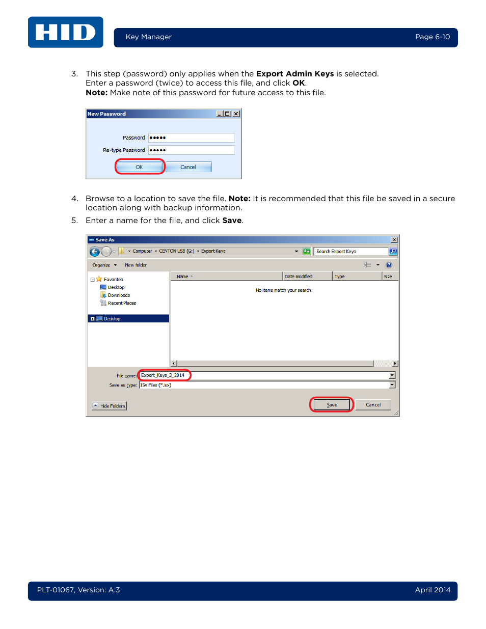 HID iCLASS SE Encoder User Guide User Manual | Page 128 / 186