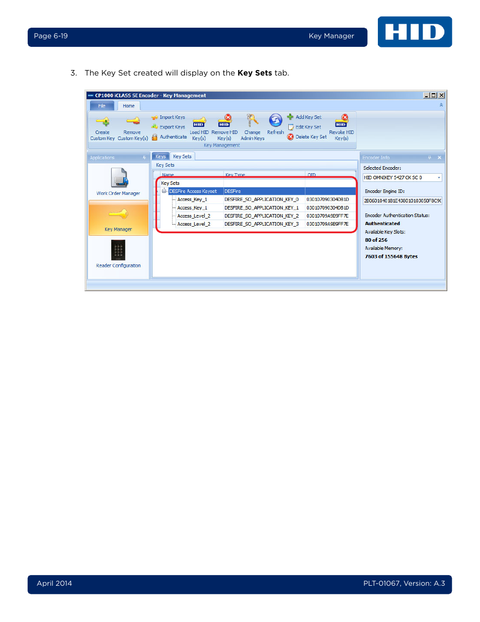 HID iCLASS SE Encoder User Guide User Manual | Page 137 / 186