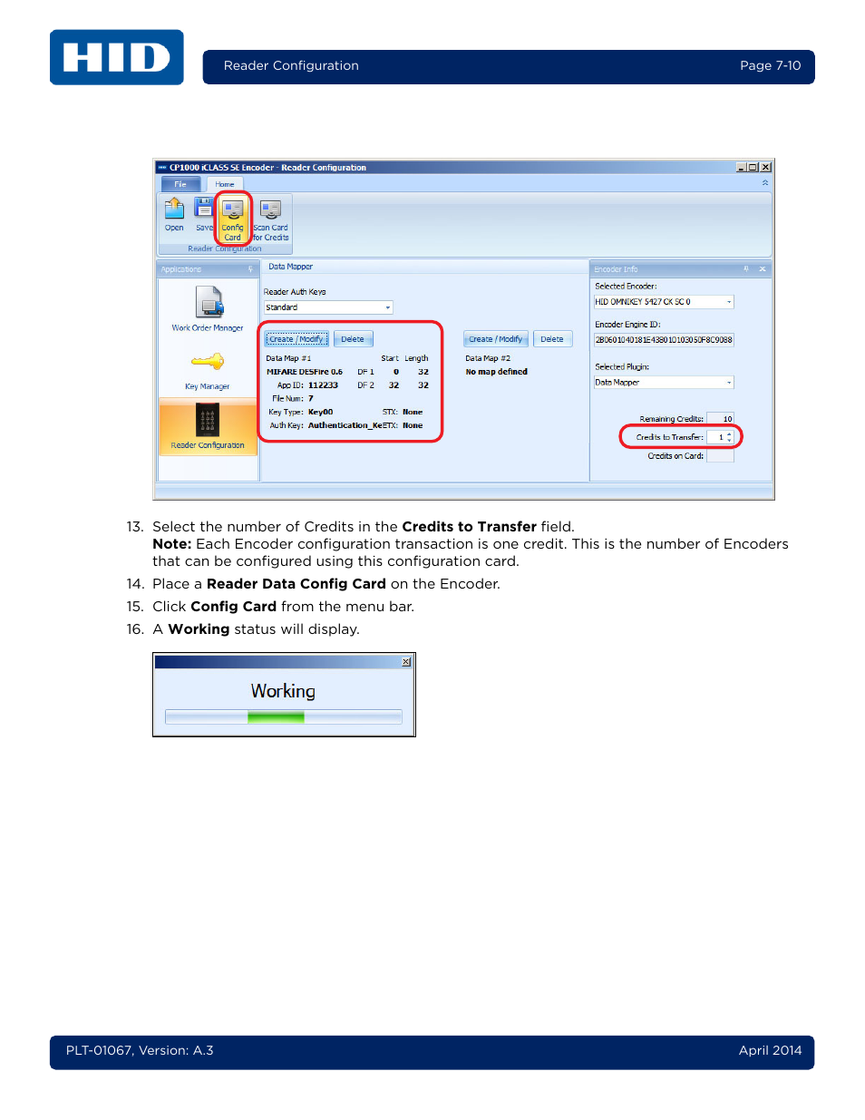 HID iCLASS SE Encoder User Guide User Manual | Page 152 / 186