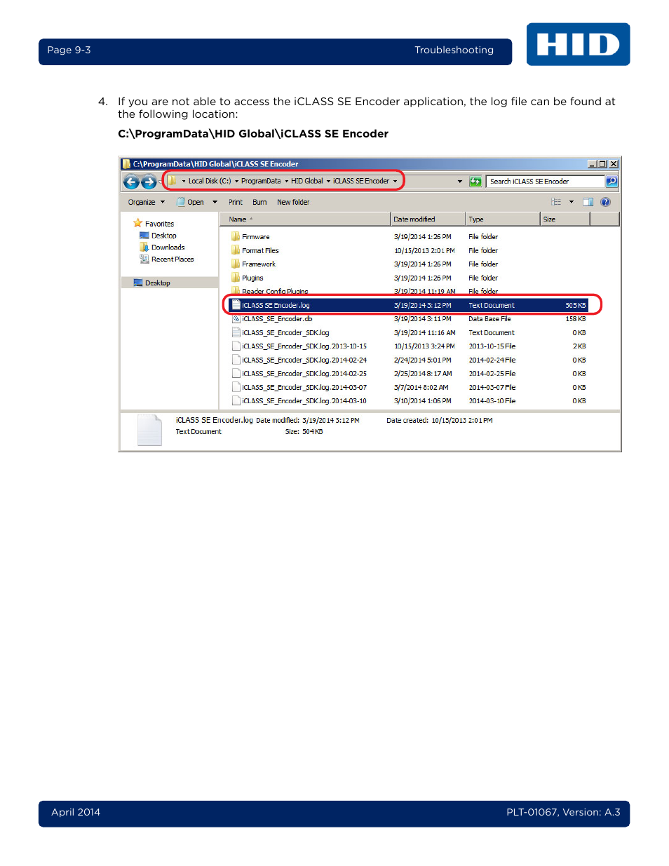HID iCLASS SE Encoder User Guide User Manual | Page 175 / 186