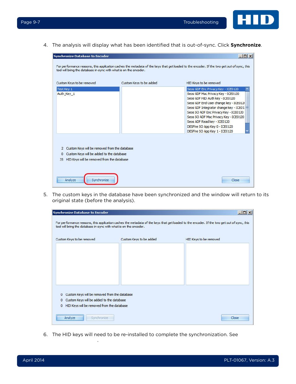 HID iCLASS SE Encoder User Guide User Manual | Page 179 / 186