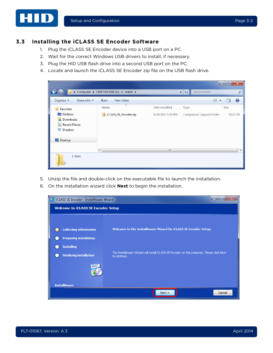 3 installing the iclass se encoder software, Installing the iclass se encoder software -2 | HID iCLASS SE Encoder User Guide User Manual | Page 28 / 186