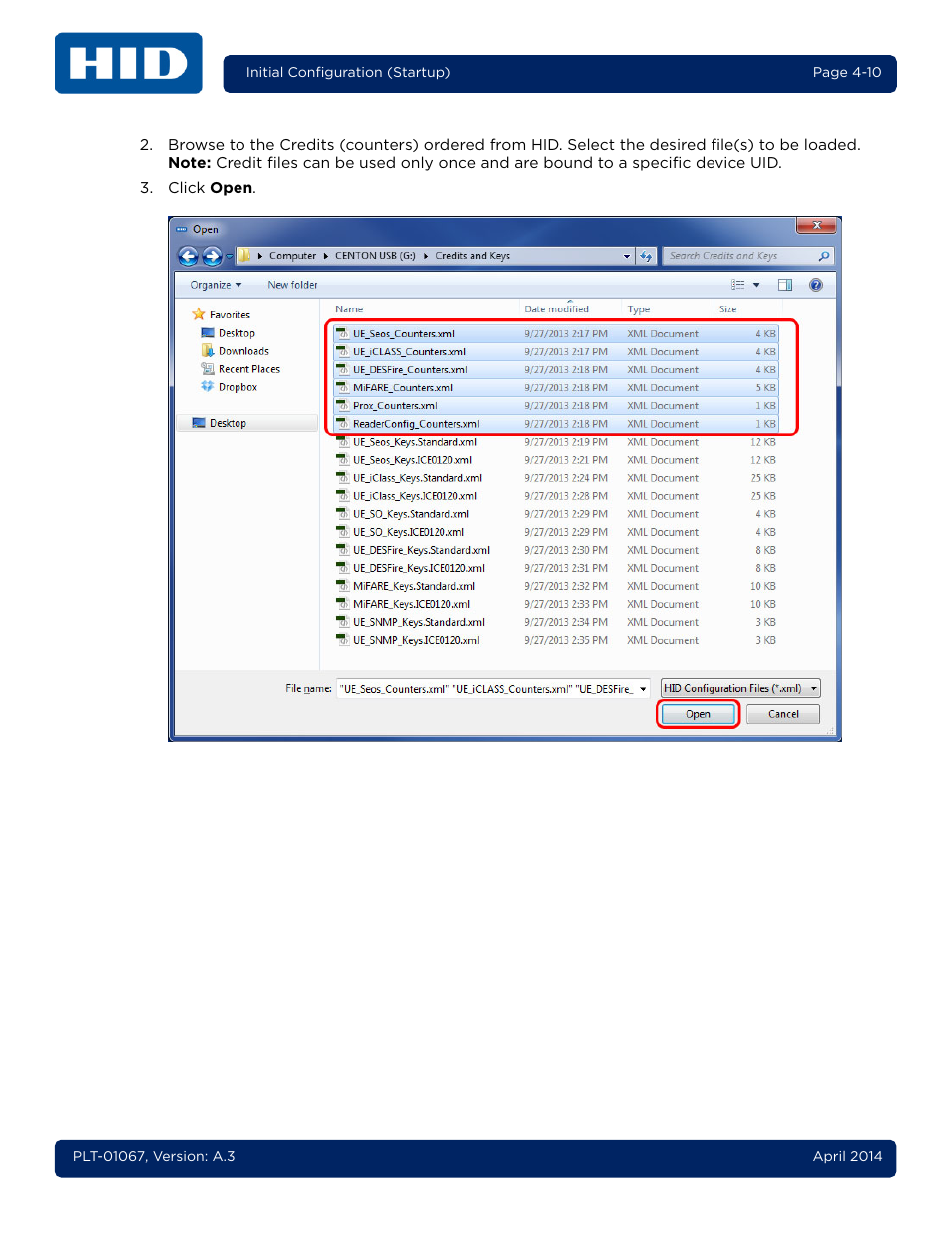 HID iCLASS SE Encoder User Guide User Manual | Page 42 / 186