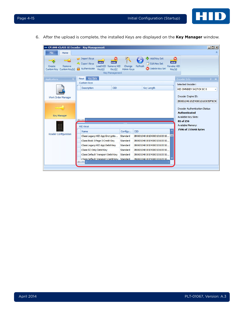 HID iCLASS SE Encoder User Guide User Manual | Page 47 / 186